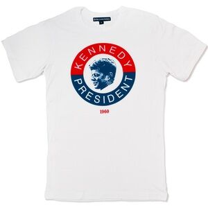 Kiel James Patrick Red and White Short Sleeve Tee